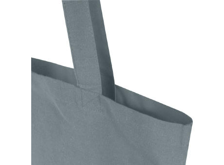 Bolsa Tote de 7 L de algodón reciclado de 140 g/m² con certificado GRS Madras Blend