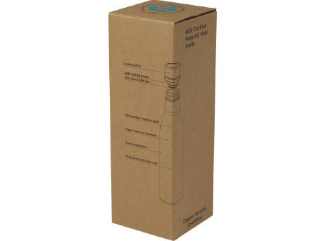 Bidón con aislamiento al vacío de 500 ml de cobre de acero inoxidable reciclado con certificación RCS Vasa