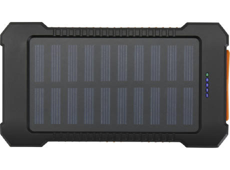 Batería externa solar de 5000 mAh y 10 W de plástico reciclado robusto con linterna incorporada Altair