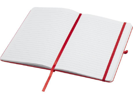 Libreta de tapa dura A5 de material reciclado con páginas rayadas Teak