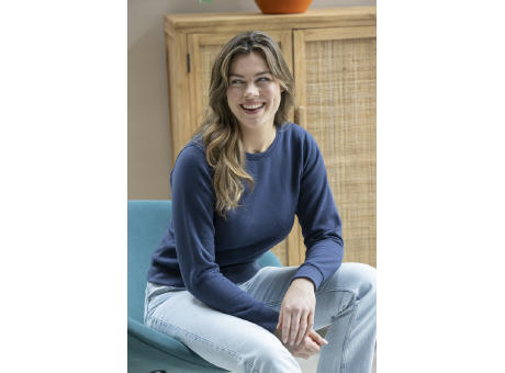 Jersey de cuello redondo para mujer 