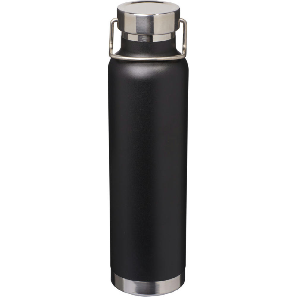 Botella de 650 ml de acero inoxidable reciclado con certificado RCS con aislamiento de cobre Thor 