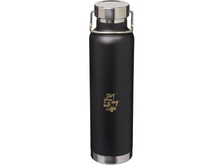 Botella de 650 ml de acero inoxidable reciclado con certificado RCS con aislamiento de cobre Thor 