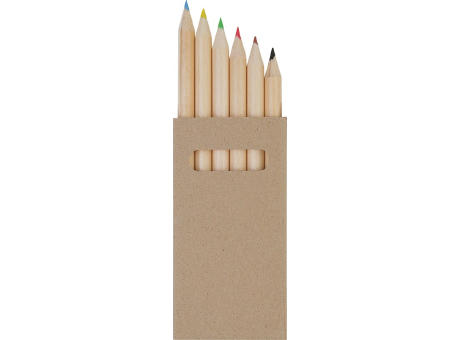 Set de 6 lápices de colores Ayola