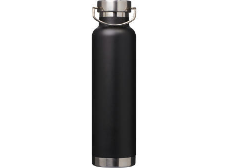 Botella de 650 ml de acero inoxidable reciclado con certificado RCS con aislamiento de cobre Thor 