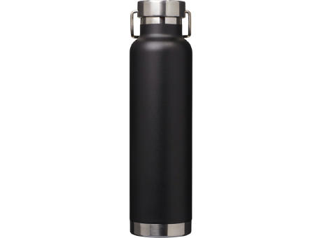 Botella de 650 ml de acero inoxidable reciclado con certificado RCS con aislamiento de cobre Thor 
