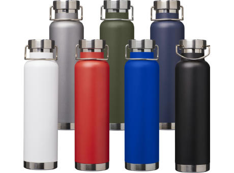Botella de 650 ml de acero inoxidable reciclado con certificado RCS con aislamiento de cobre Thor 