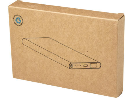 Batería externa tipo C de aluminio reciclado de 4000 mAh Pep 