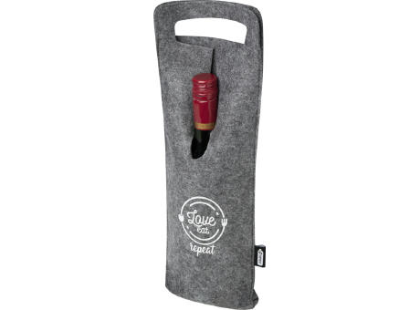 Bolsa de vino de fieltro reciclado GRS de 75 cl Felta