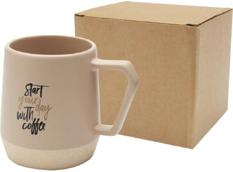 Taza de cerámica de 300 ml con acabado mate Dolce