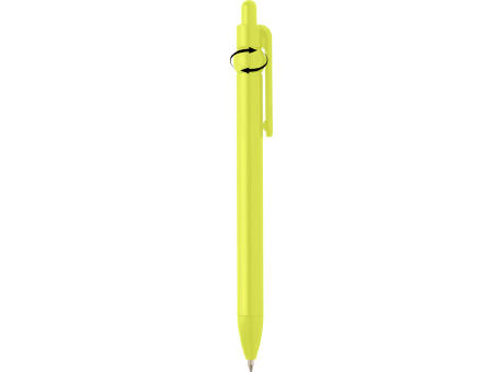 Bolígrafo de plástico reciclado Fidget (tinta negra)