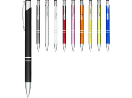 Bolígrafo de aluminio anodizado Moneta (tinta azul)