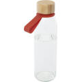 Botella de cristal de 500 ml con asa de silicona y tapa de bambú Porto