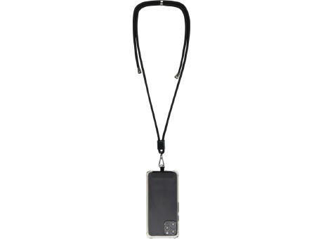 Lanyard ajustable reciclado para smartphone Vega