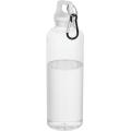 Bidón de 750 ml de plástico reciclado con certificado RCS y mosquetón Oregon