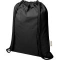 Bolsa de 5 L con cordón de algodón reciclado de 140 g/m² con certificado GRS Oregon Blend