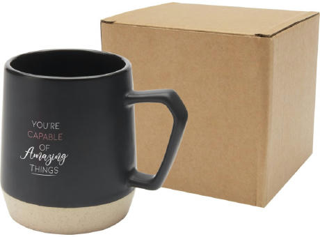Taza de cerámica de 300 ml con acabado mate Dolce