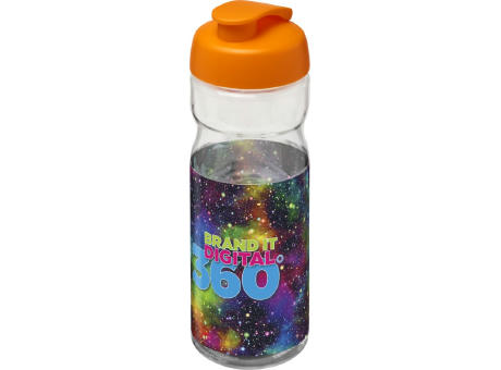 Bidón deportivo de 650 ml con tapa Flip H2O Active® Base Tritan™