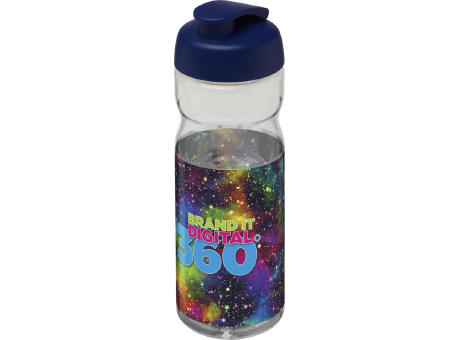 Bidón deportivo de 650 ml con tapa Flip H2O Active® Base Tritan™