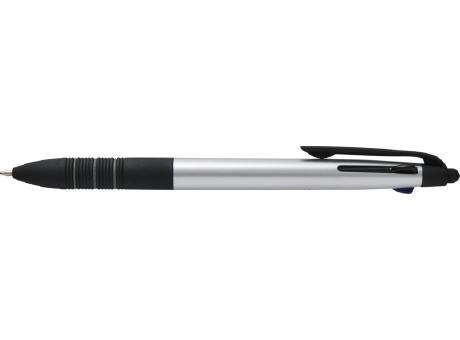 Bolígrafo de material reciclado RCS de 3 tintas con stylus Trine
