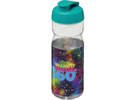 Bidón deportivo de 650 ml con tapa Flip H2O Active® Base Tritan™