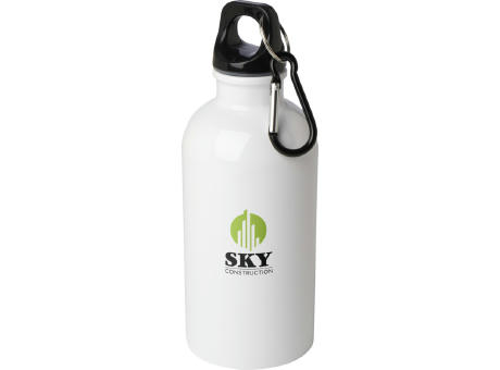 Bidón de 400 ml de acero inoxidable con certificado RCS con mosquetón Oregon