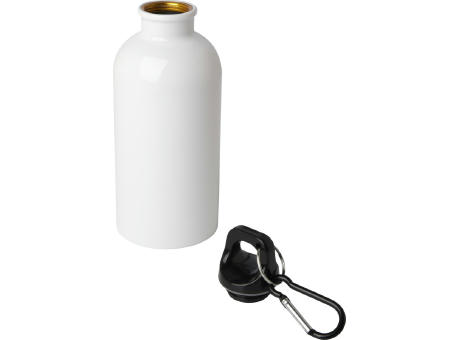 Bidón de 400 ml de acero inoxidable con certificado RCS con mosquetón Oregon