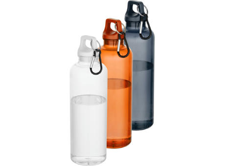 Bidón de 750 ml de plástico reciclado con certificado RCS y mosquetón Oregon