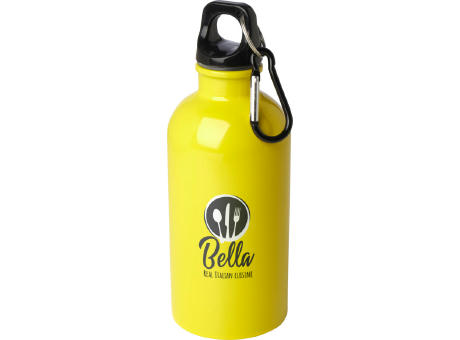 Bidón de 400 ml de acero inoxidable con certificado RCS con mosquetón Oregon