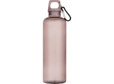 Bidón de 750 ml de plástico reciclado con certificado RCS y mosquetón Oregon
