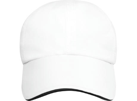 Gorra sandwich reciclada de 6 paneles Cool Fit GRS de 110 g/m² Morion