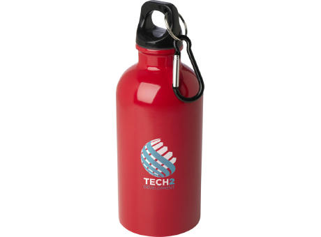 Bidón de 400 ml de acero inoxidable con certificado RCS con mosquetón Oregon