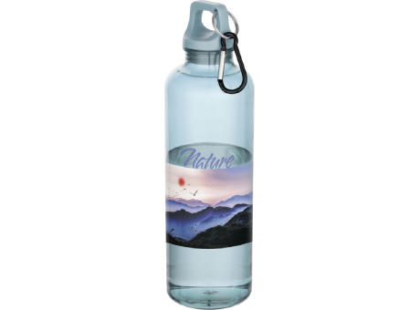 Bidón de 750 ml de plástico reciclado con certificado RCS y mosquetón Oregon