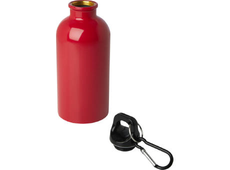 Bidón de 400 ml de acero inoxidable con certificado RCS con mosquetón Oregon