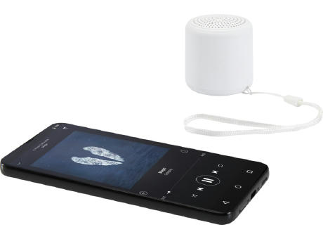 Altavoz inalámbrico Bluetooth® de plástico reciclado de 3 W Velkis