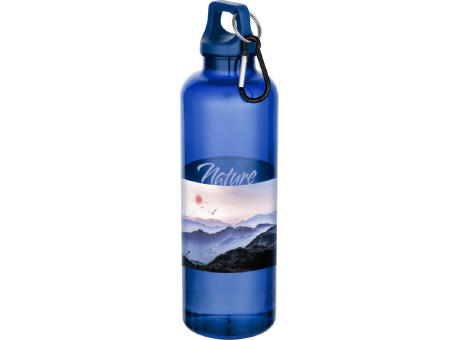 Bidón de 750 ml de plástico reciclado con certificado RCS y mosquetón Oregon