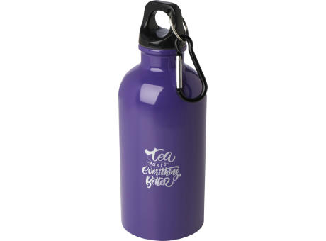 Bidón de 400 ml de acero inoxidable con certificado RCS con mosquetón Oregon