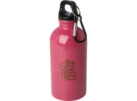 Bidón de 400 ml de acero inoxidable con certificado RCS con mosquetón Oregon