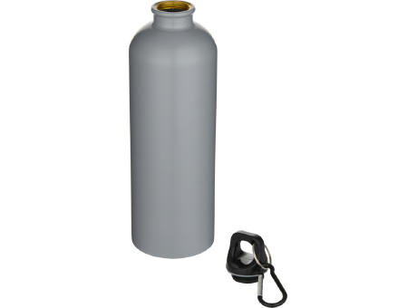 Botella de 750 ml de acero inoxidable mate reciclado con certificado RCS con mosquetón Oregon