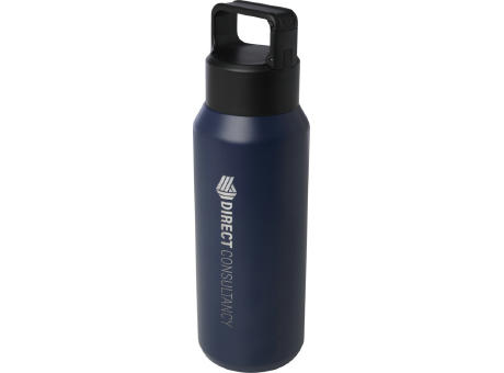 Botella de 600 ml con aislamiento al vacío de cobre en acero inoxidable reciclado con certificado RCS Astra
