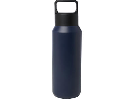 Botella de 600 ml con aislamiento al vacío de cobre en acero inoxidable reciclado con certificado RCS Astra