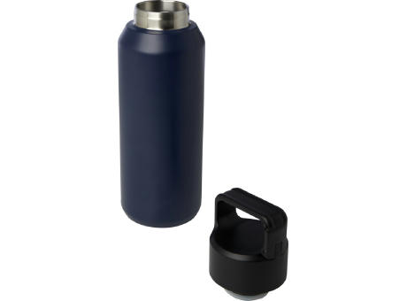 Botella de 600 ml con aislamiento al vacío de cobre en acero inoxidable reciclado con certificado RCS Astra