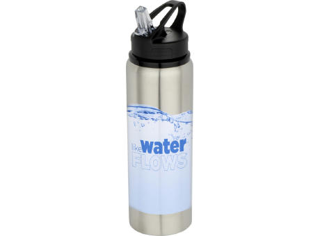 Botella de 800 ml de acero inoxidable reciclado con certificado RCS de una sola pared Fitz