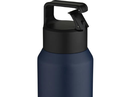 Botella de 600 ml con aislamiento al vacío de cobre en acero inoxidable reciclado con certificado RCS Astra