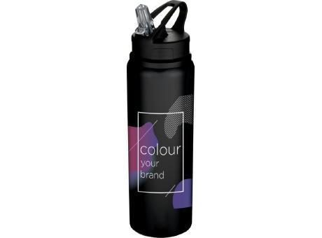 Botella de 800 ml de acero inoxidable reciclado con certificado RCS de una sola pared Fitz