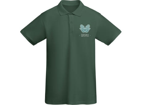 Polo de manga corta para hombre algodón orgánico de 210 g/m² Prince