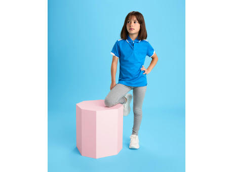 Polo deportivo de manga corta infantil de 150 g/m² Tamil