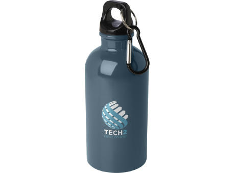 Bidón de 400 ml de acero inoxidable con certificado RCS con mosquetón Oregon