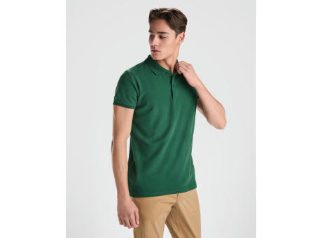 Polo de manga corta para hombre algodón orgánico de 210 g/m² Prince