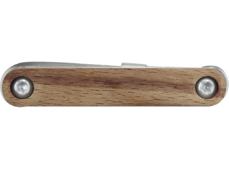 Multiherramienta para bicicletas de 8 funciones con mango de madera Fixie